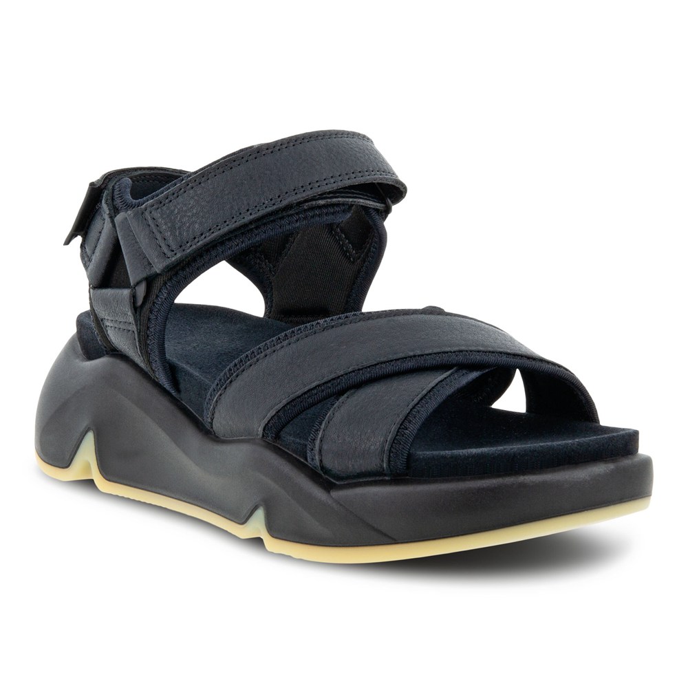 Sandalias Mujer - ECCO Chunky Criss-Cross - Negros - SZY731046